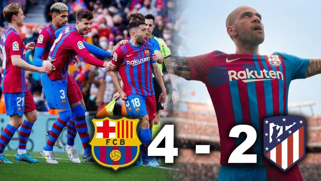 Barcelona vs Atletico, Barca thắng cách biệt Atletico để vào top 4